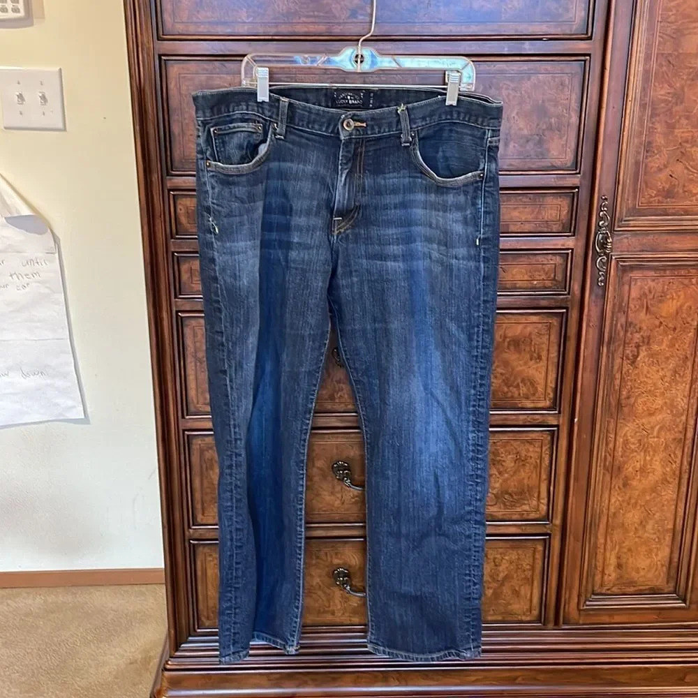 LUCKY Brand Mens Original Straight Jeans - Picture 2 of 16